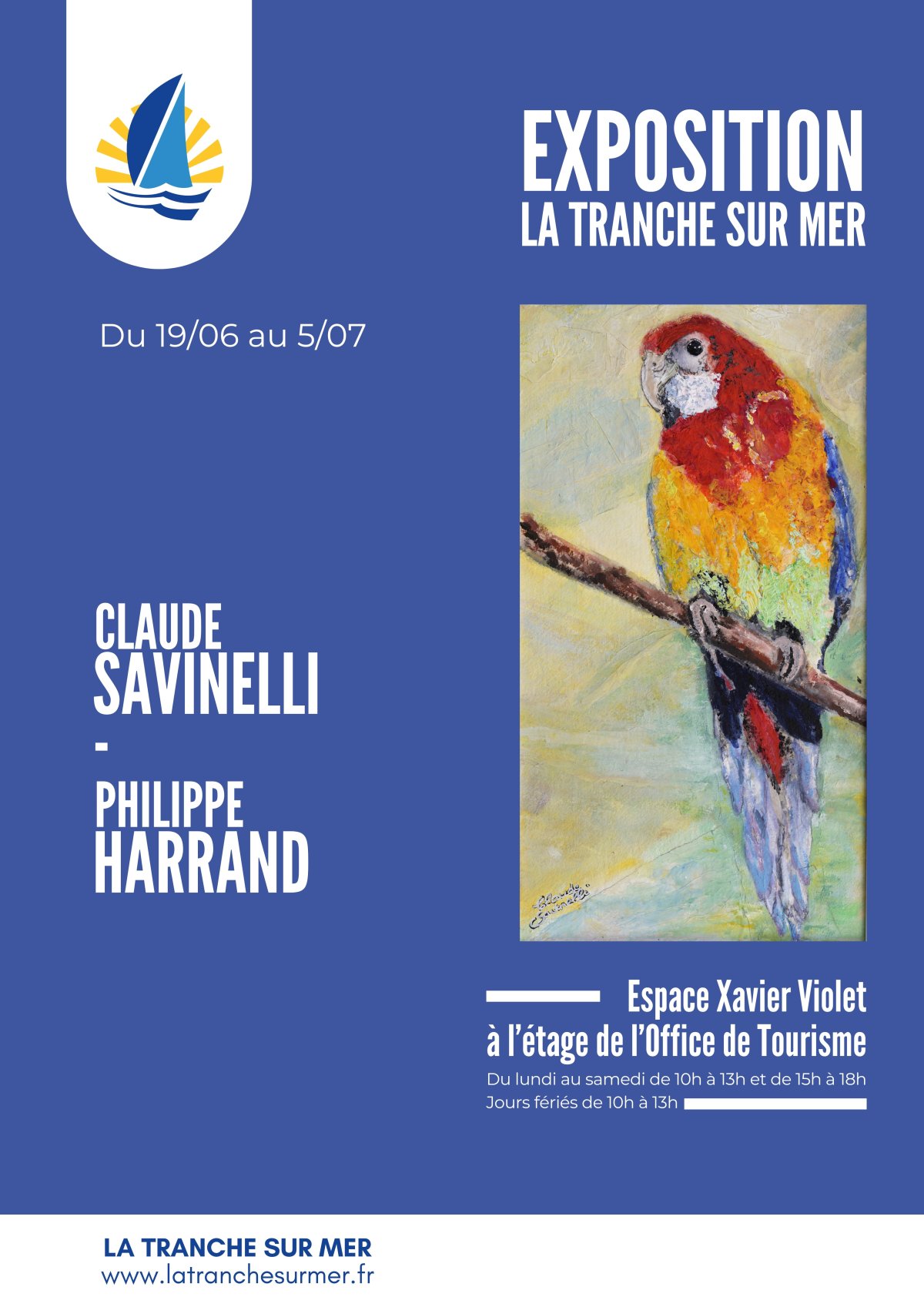 Affiche de l'exposition de Claude SAVINELLI et Philippe HARRAND