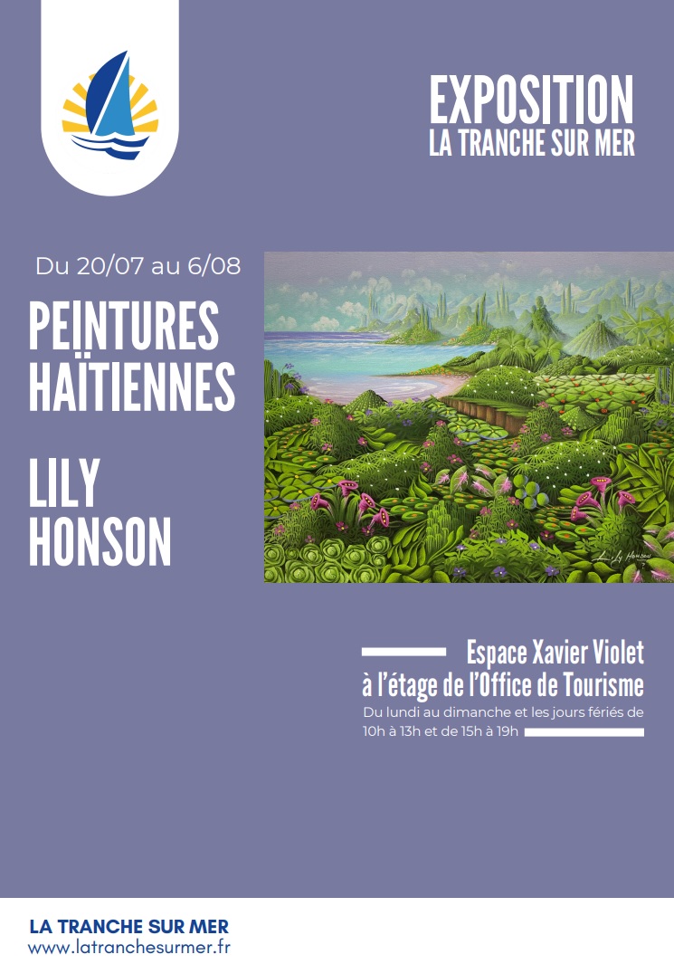 Affiche de l'exposition de peintures haïtiennes