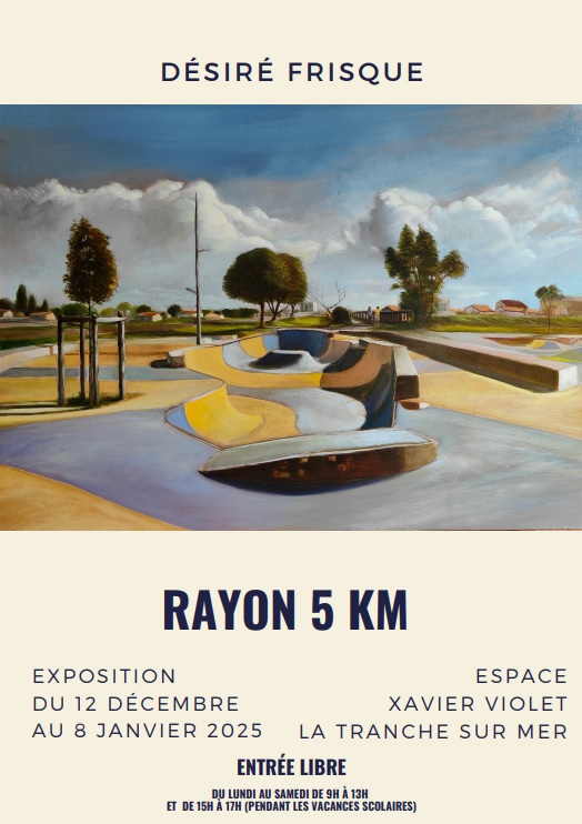 Affiche de l'exposition de Nicolas DESIRE FRISQUE