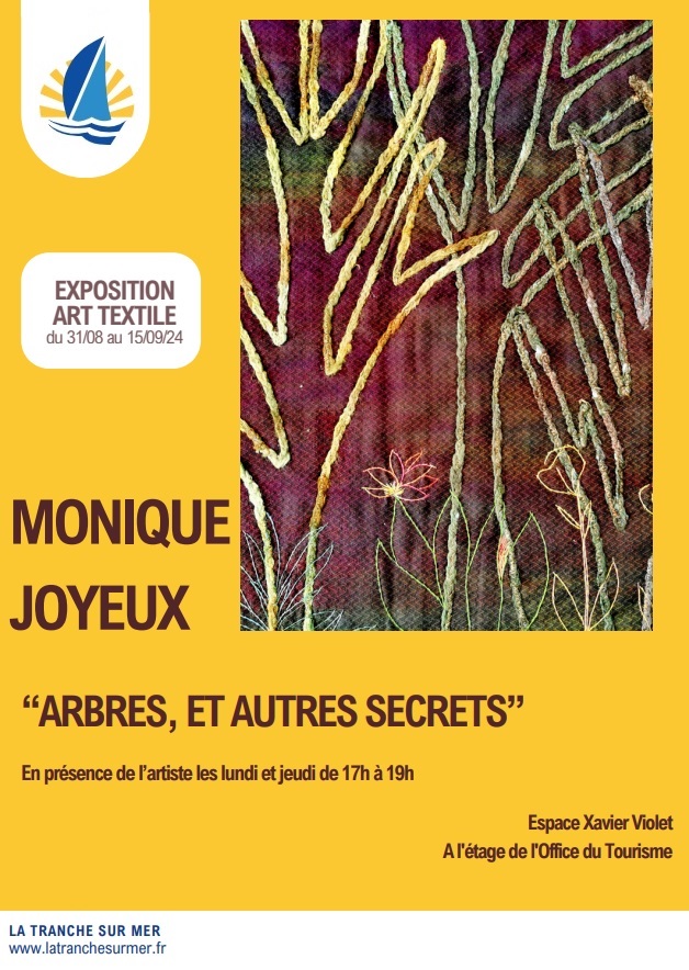 Affiche de l'exposition de de Monique JOYEUX