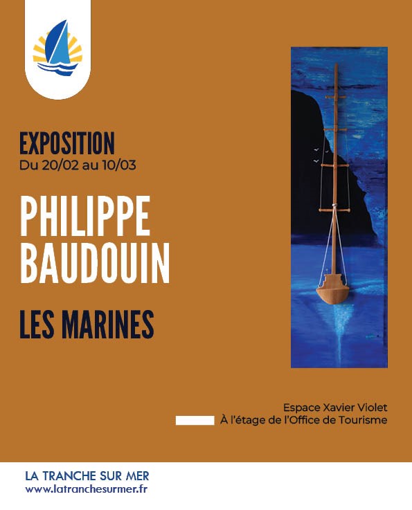 Affiche de l'exposition de Philippe BAUDOUIN