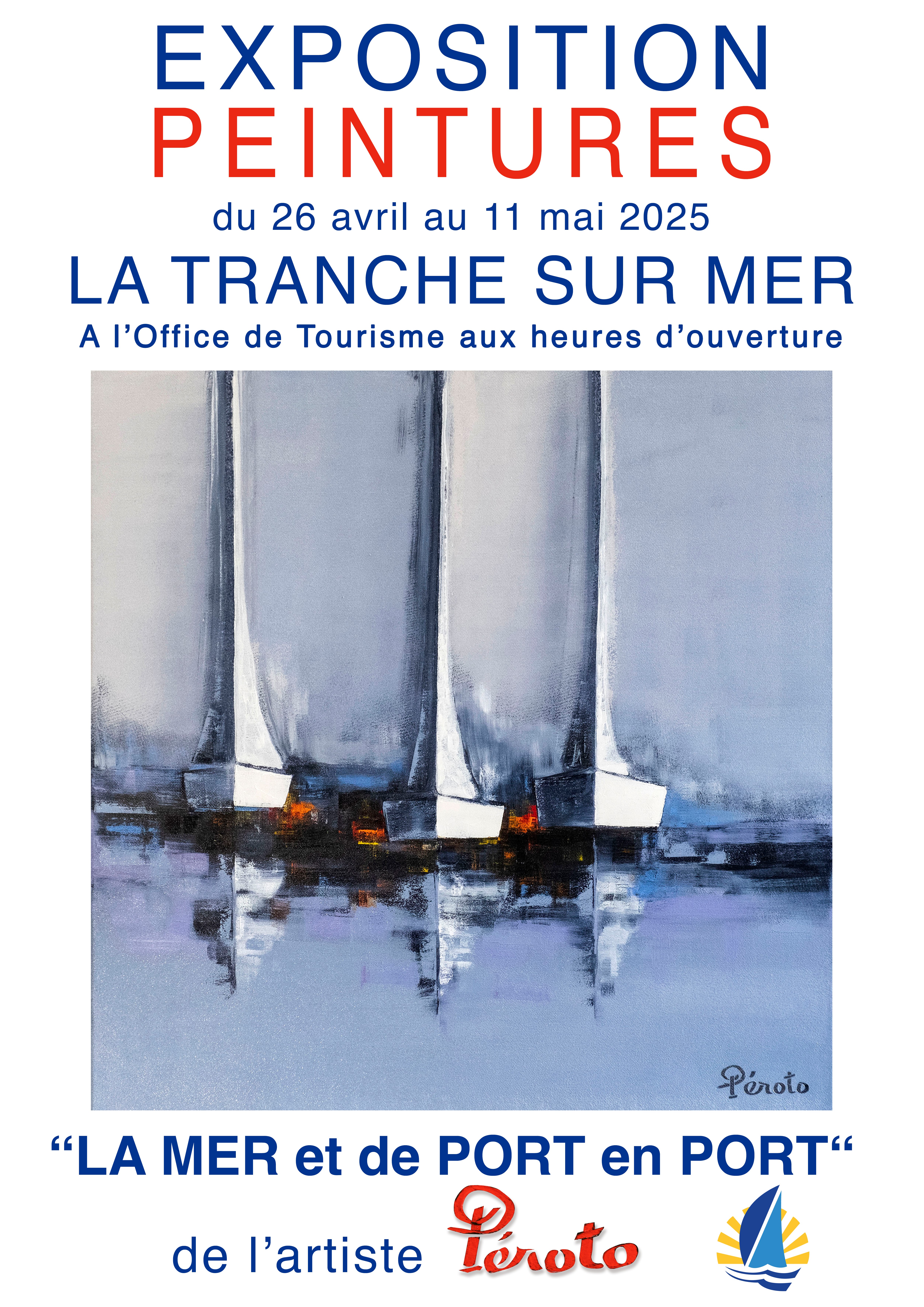 Affiche de l'exposition de Péroto