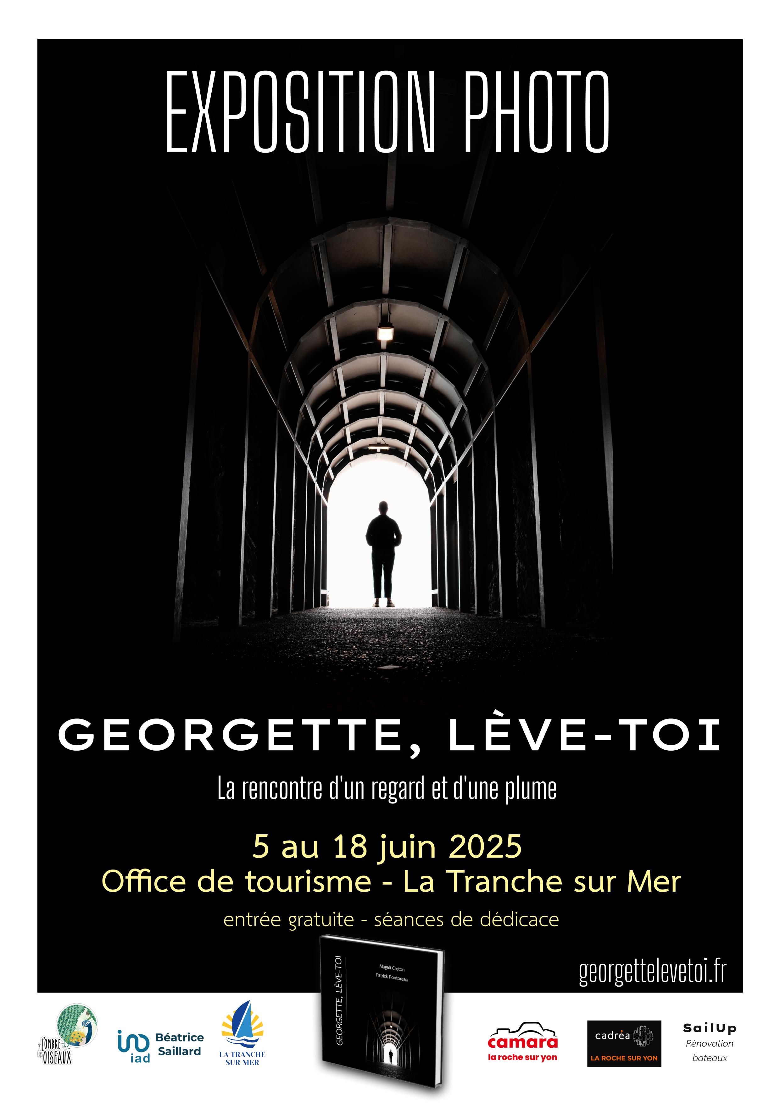 Affiche de l'exposition de photographies et textes