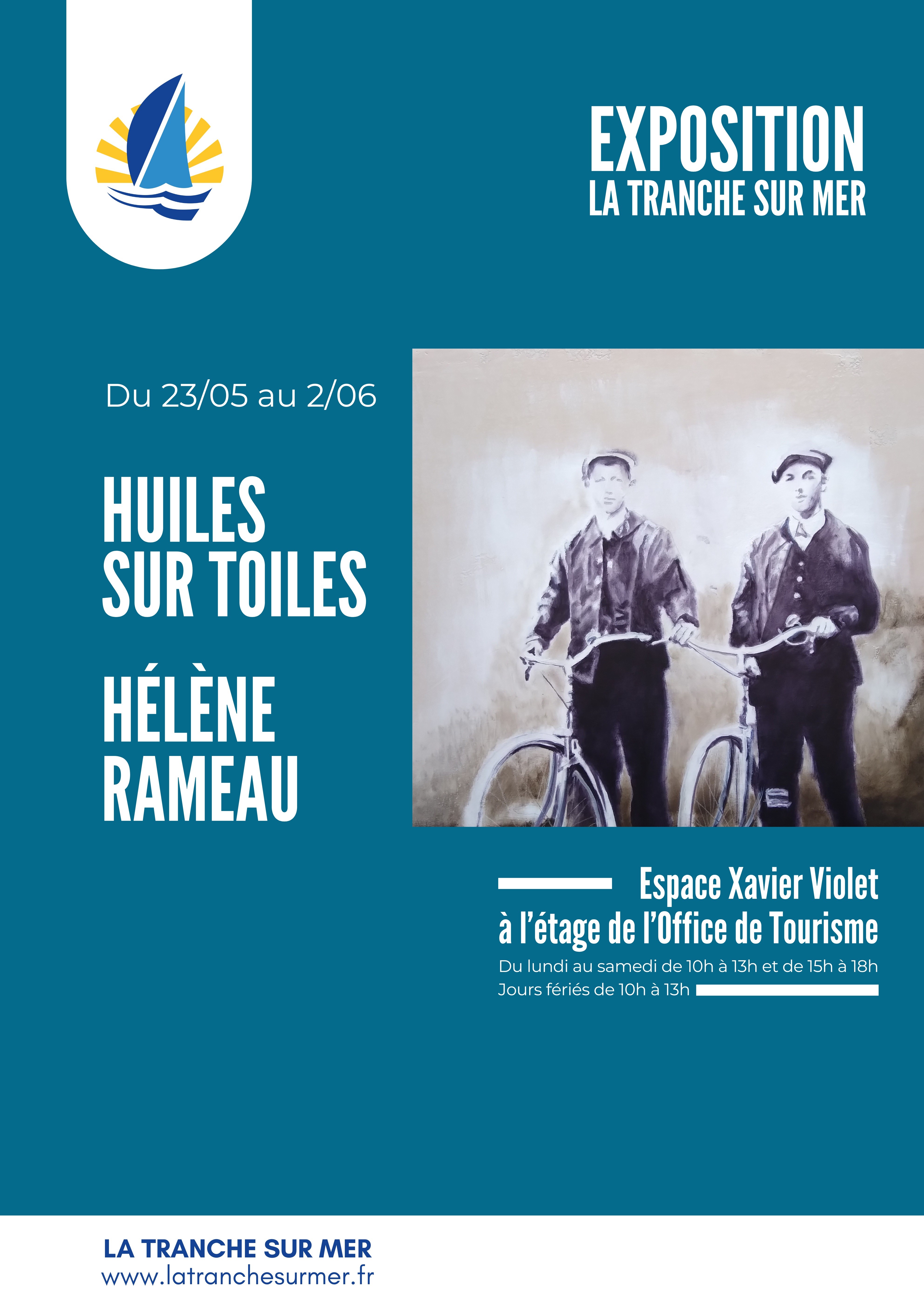 Affiche de l'exposition de Hélène RAMEAU