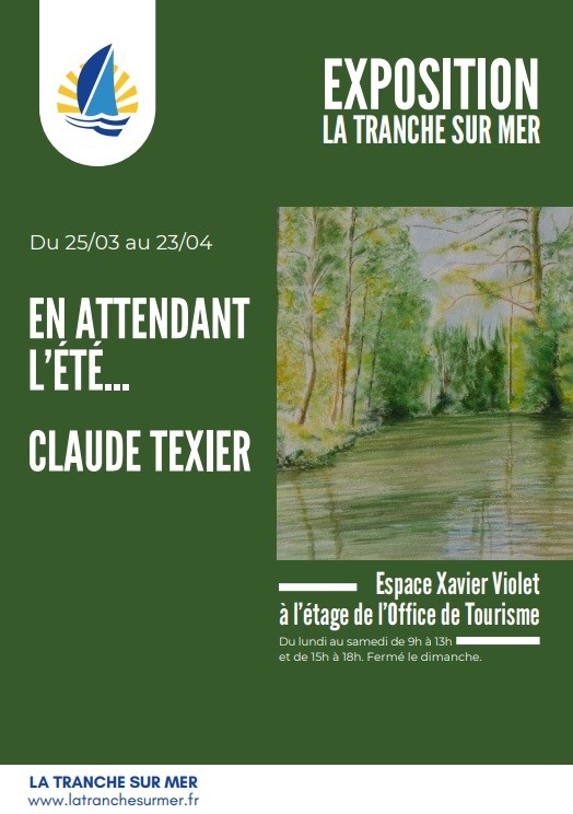 Affiche de l'exposition de Claude TEXIER