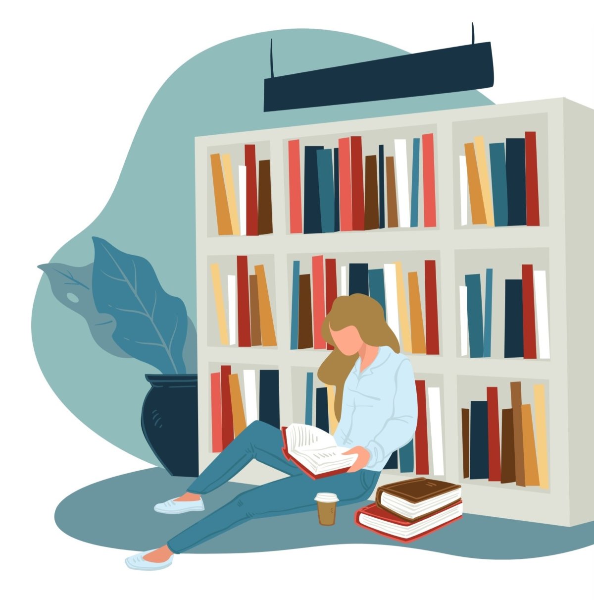 Illustration bibliothèque